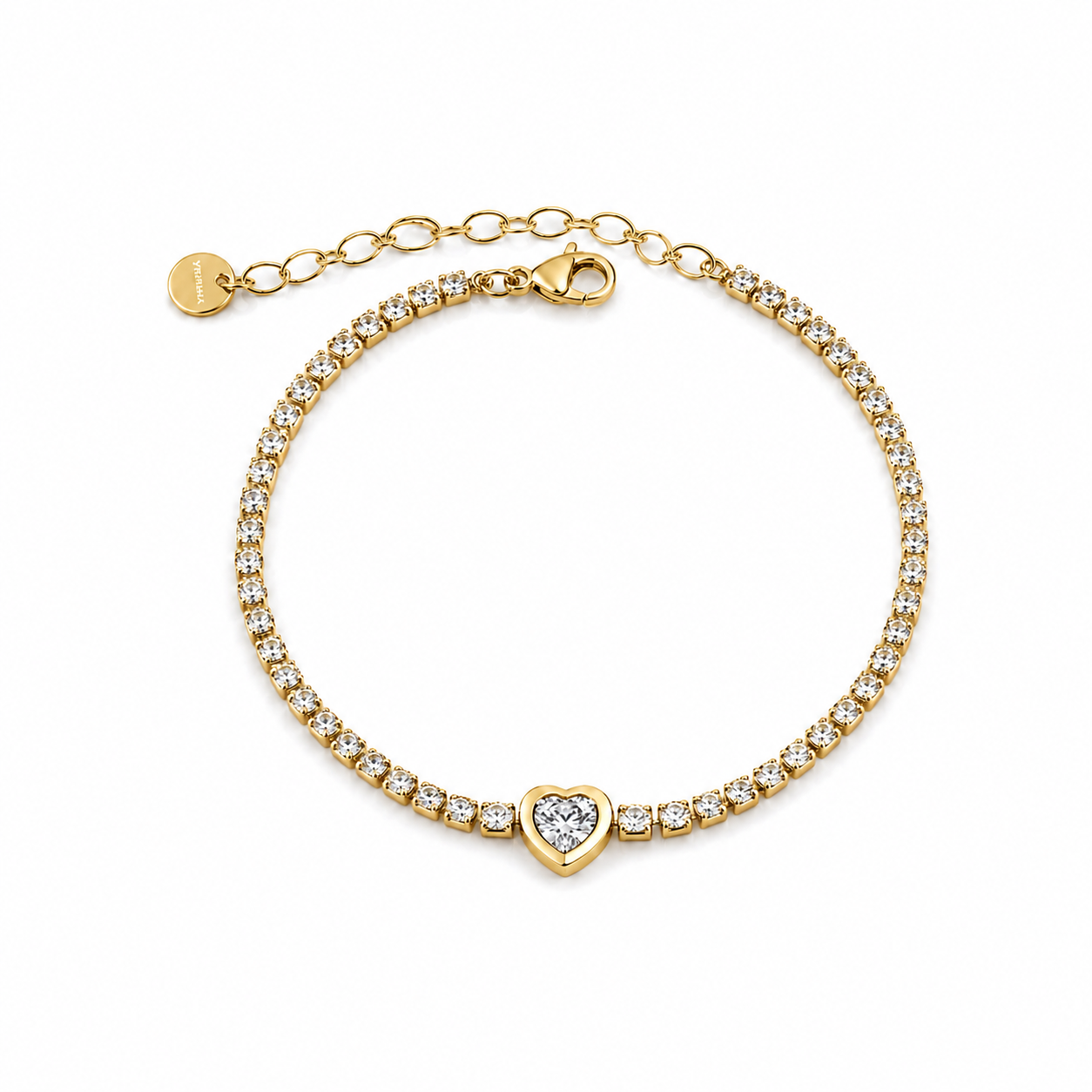 Tennis Heart Bracelet