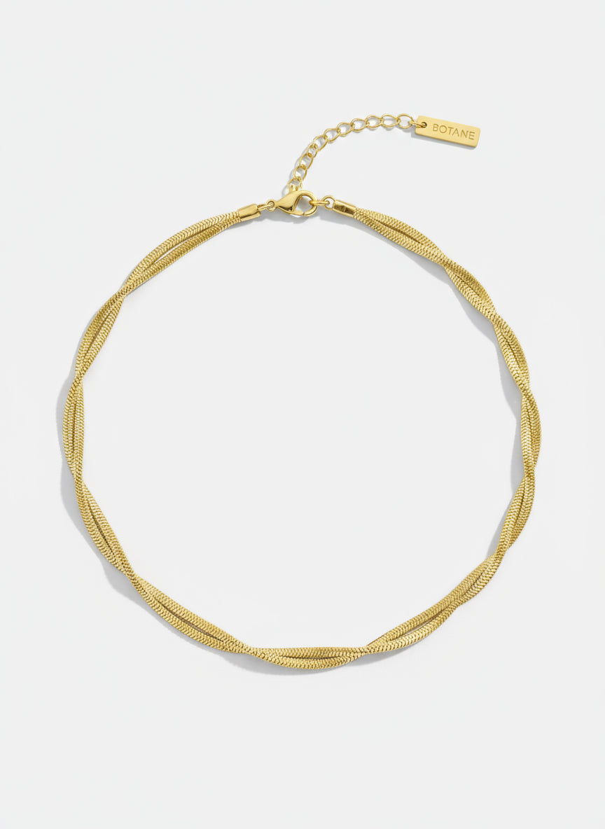 Double Twist Herringbone Chain