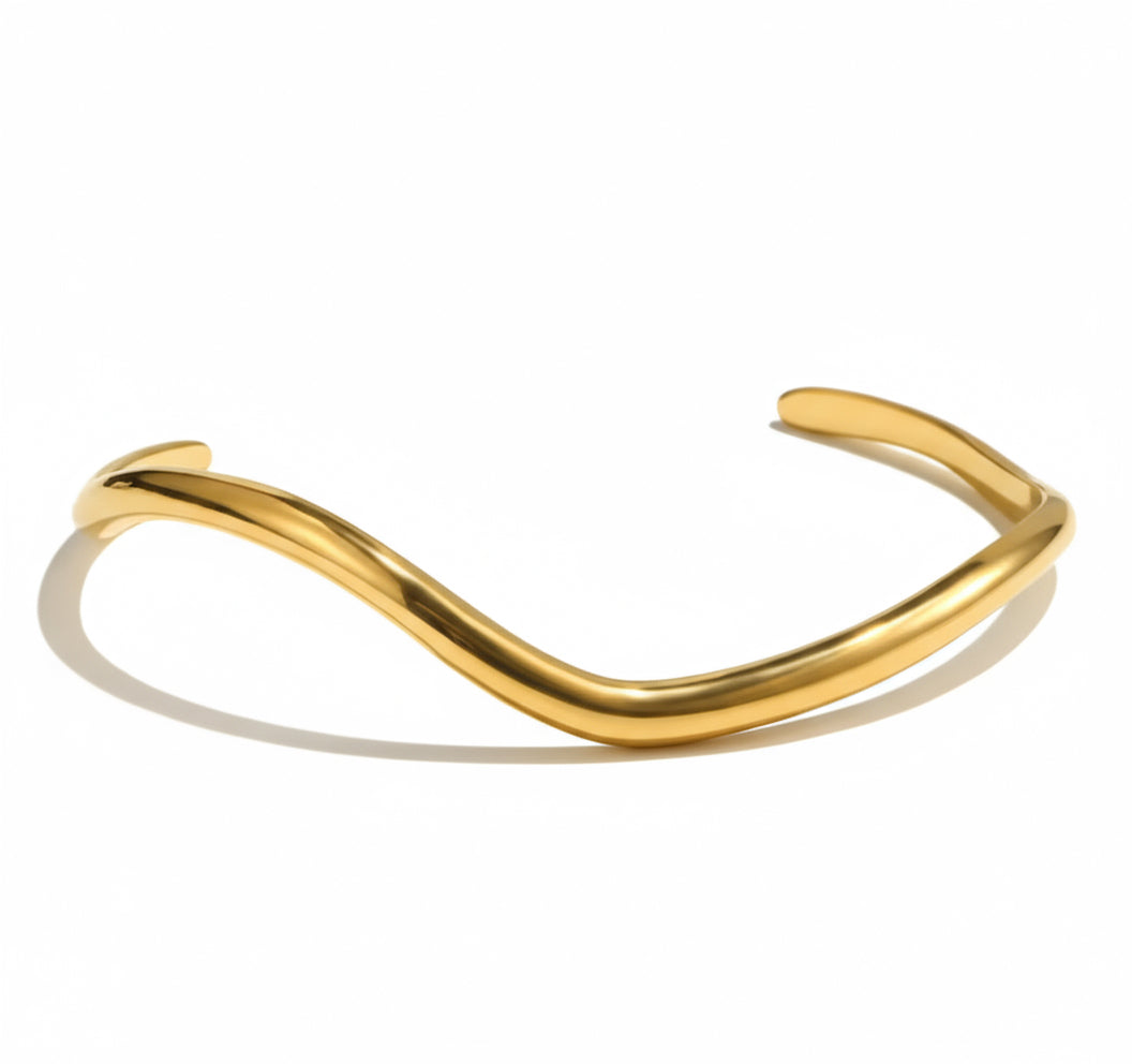 Wave Cuff Bangle