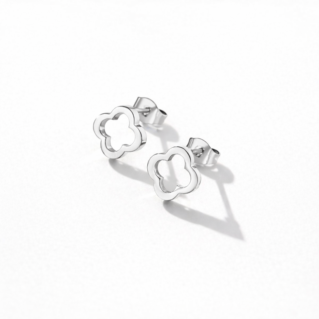 Hollow Clover Studs