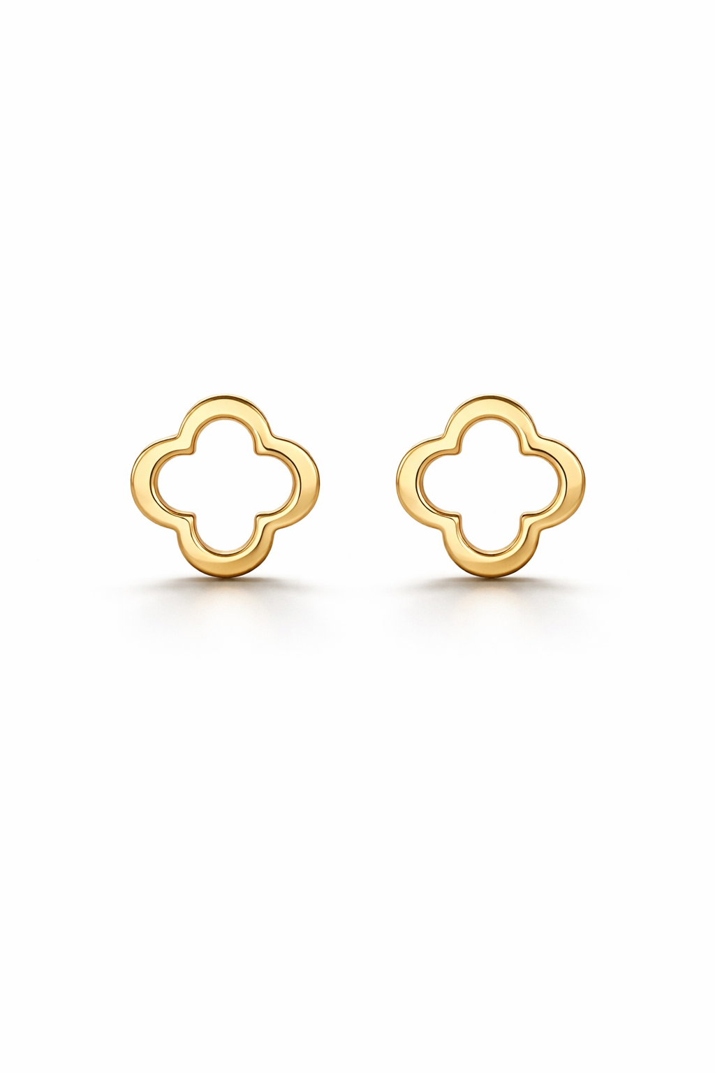 Hollow Clover Studs
