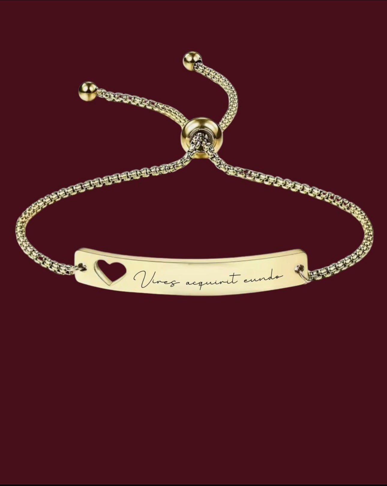 Vires Acquirit Eundo Bracelet