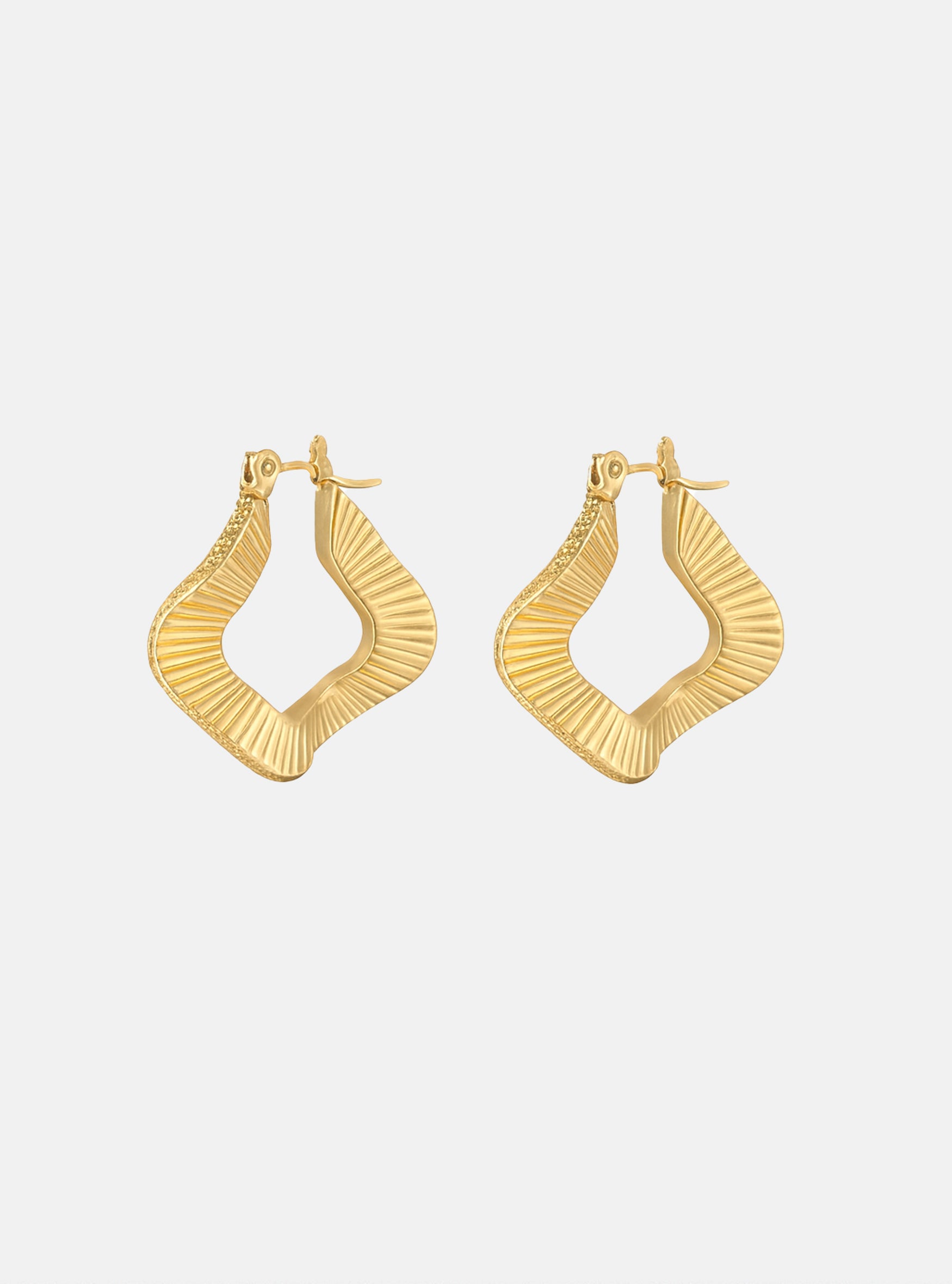 Luxe Ripple Hoops